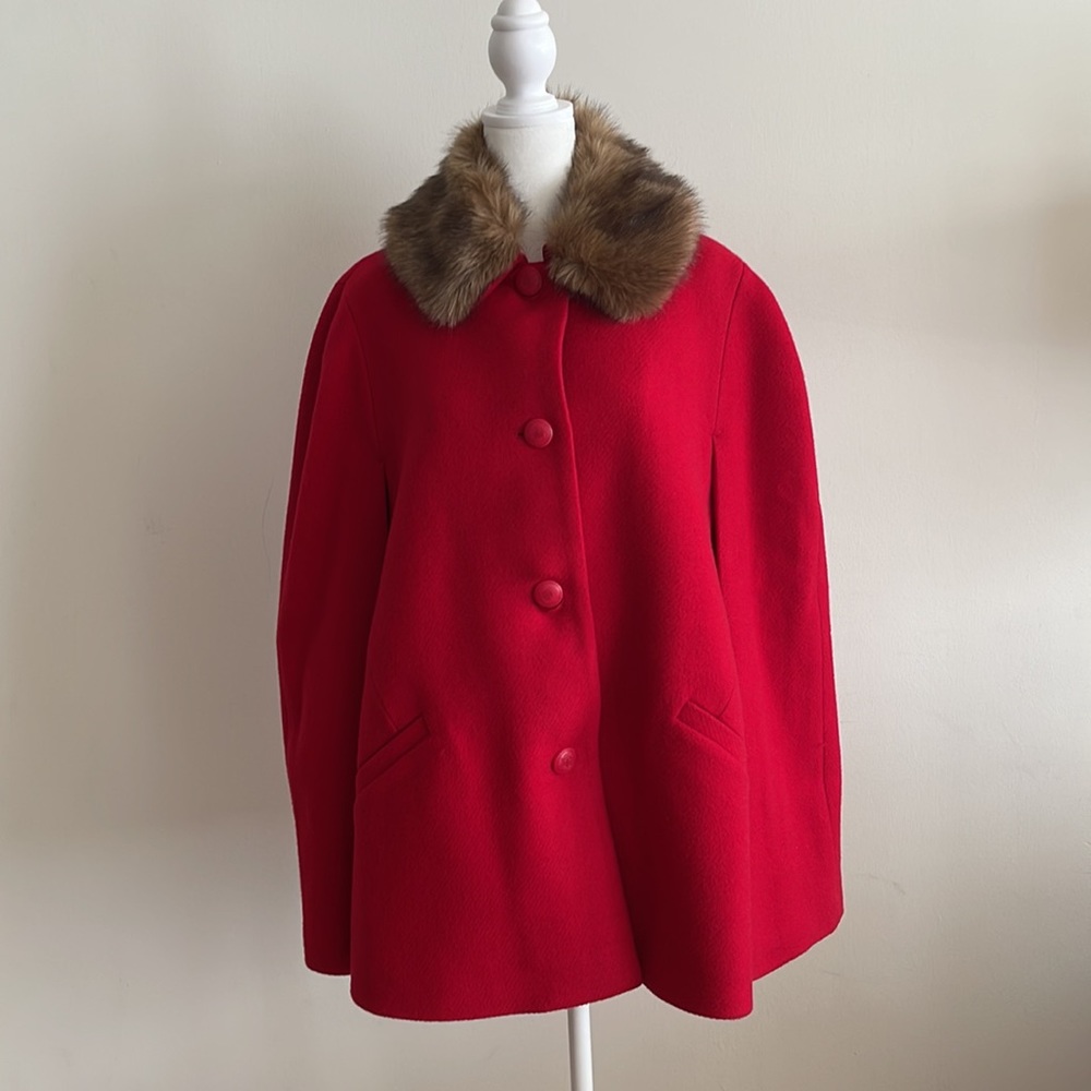 Talbots Wool Blend Cape